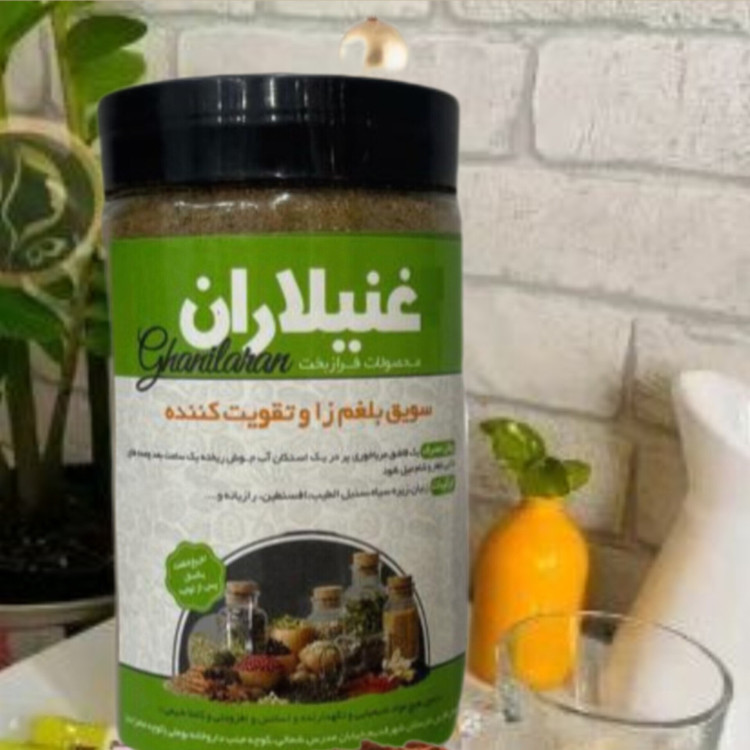 «سویق بلغمزدا ارگانیک، غذای سالم و مقوی برای رفع بلغم و بهبود هضم، مناسب استفاده روزانه کودکان و بزرگسالان.»